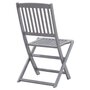 Voir la diapositive 4 : VIDAXL Chaises pliables d'exterieur lot de 4 Bois d'acacia solide