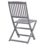 Voir la diapositive 4 : VIDAXL Chaises pliables d'exterieur lot de 4 Bois d'acacia solide