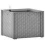Voir la diapositive 2 : VIDAXL Lit sureleve de jardin avec systeme d'arrosage Gris 43x43x33 cm