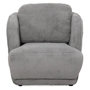 Voir la diapositive 2 : Paris Prix Fauteuil Tissu  Peau de Mouton  77cm Gris
