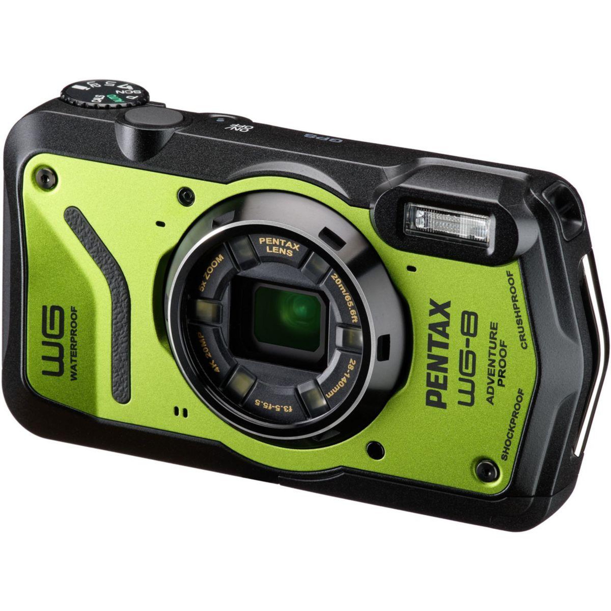 Voir la diapositive 2 : PENTAX Appareil photo Compact WG-8 Vert
