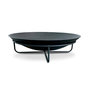Voir la diapositive 3 : SWEEEK Braséro Ø90cm sur 4 pieds en fonte noir – BROMO - pieds en acier. design épuré