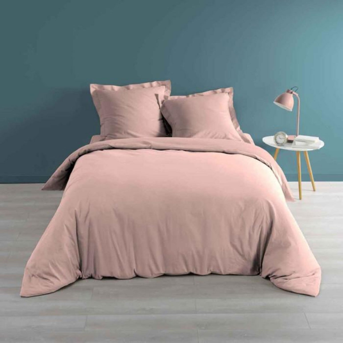 Paris Prix Housse de Couette  Percaline  240x220cm Rose