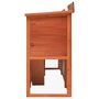 Voir la diapositive 4 : VIDAXL Clapier large d'exterieur avec maison double
