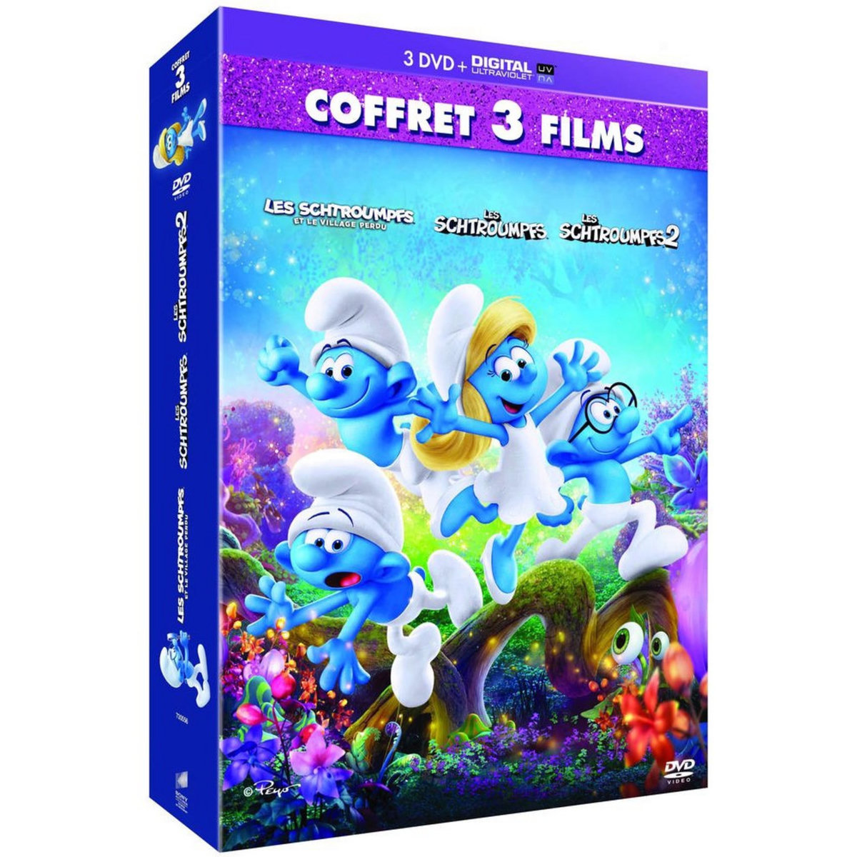 Coffret DVD Les Schtroumpfs Trilogie