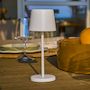 Voir la diapositive 2 : Lumisky Mini lampe de table KELLY MINI Blanc Aluminium H22cm