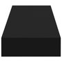 Voir la diapositive 5 : VIDAXL Etagere murale flottante avec tiroir Noir 80x25x8 cm
