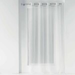Paris Prix Rideau Voilage à Œillets  Etincelle  140x240cm Blanc