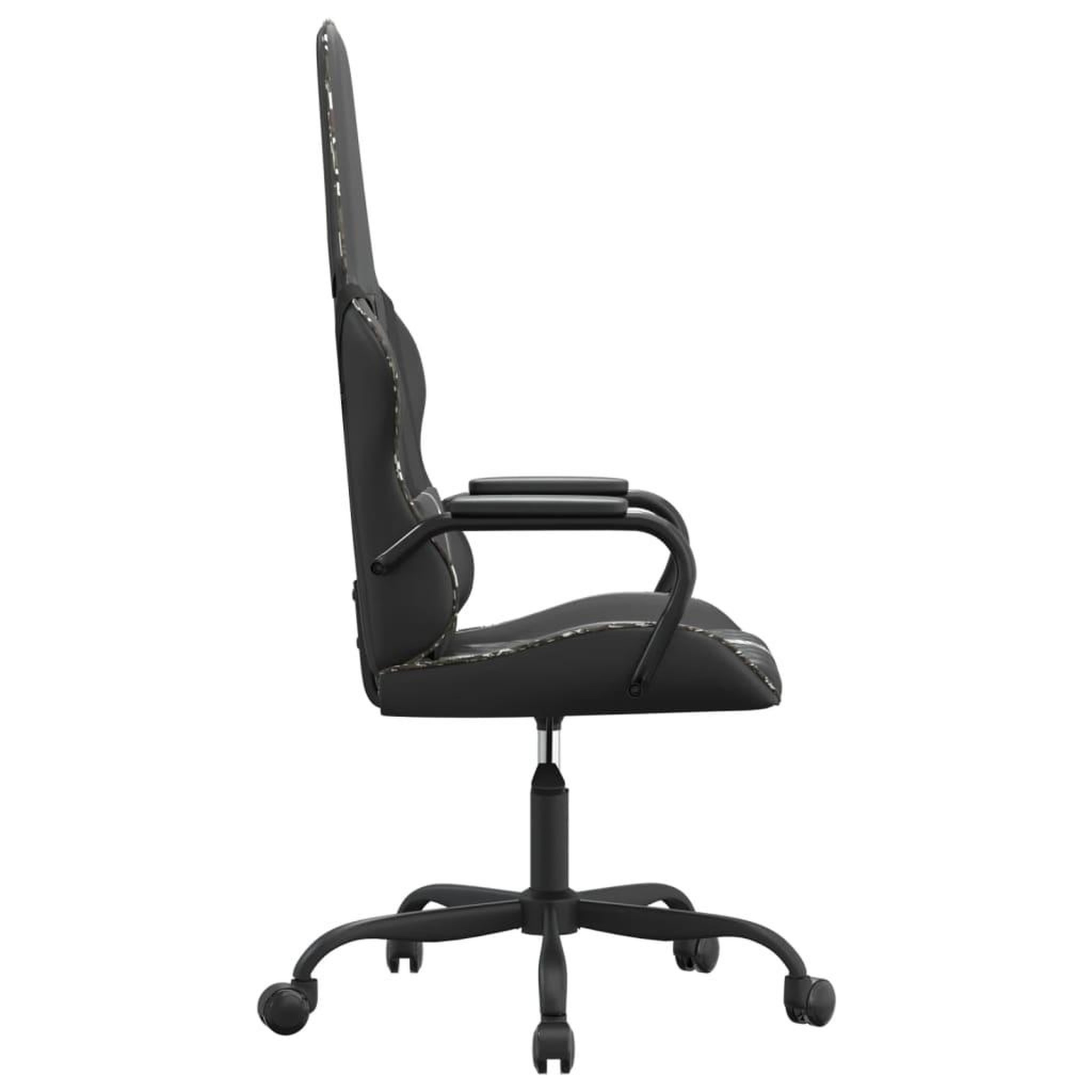 Voir la diapositive 4 : VIDAXL Chaise de jeu de massage camouflage et noir similicuir
