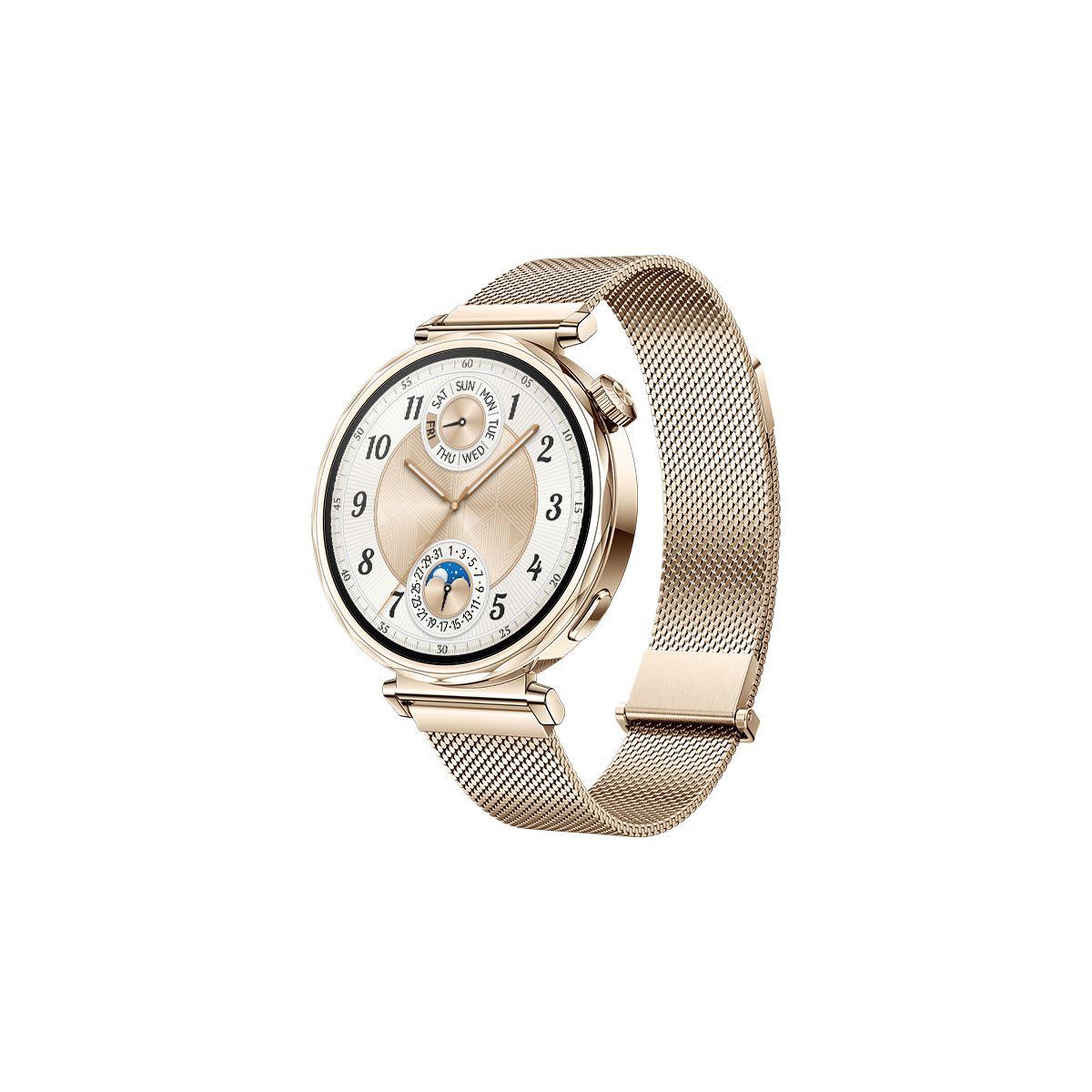 Voir la diapositive 2 : HUAWEI Montre connectée Watch GT5 41mm Or