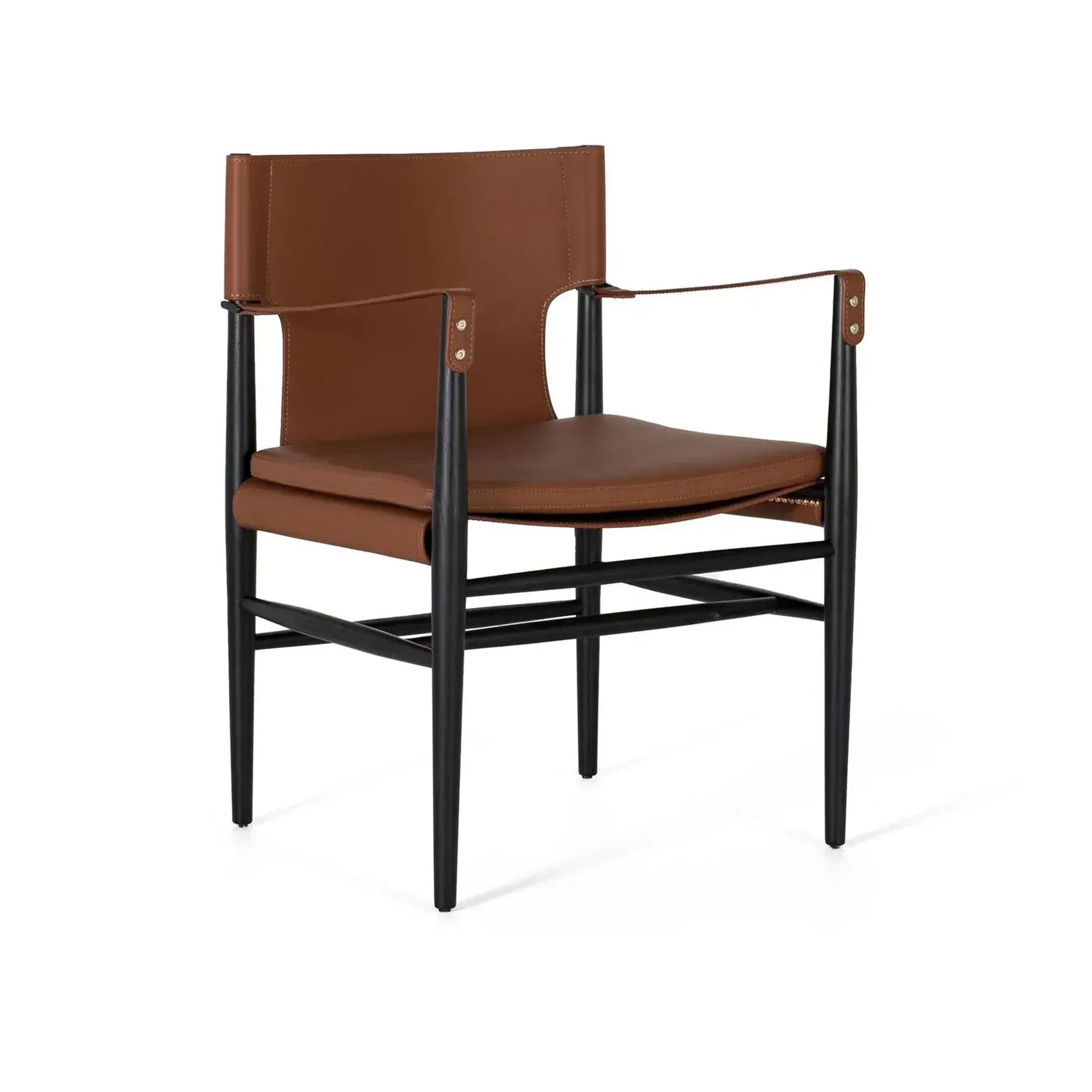 GINER Y COLOMER SL Fauteuil en cuir sintético 57 cm style contemporain élégant