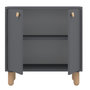 Voir la diapositive 4 : Habitat et Jardin Buffet en bois  Lina  - 72 x 36 x 73 cm - Gris anthracite
