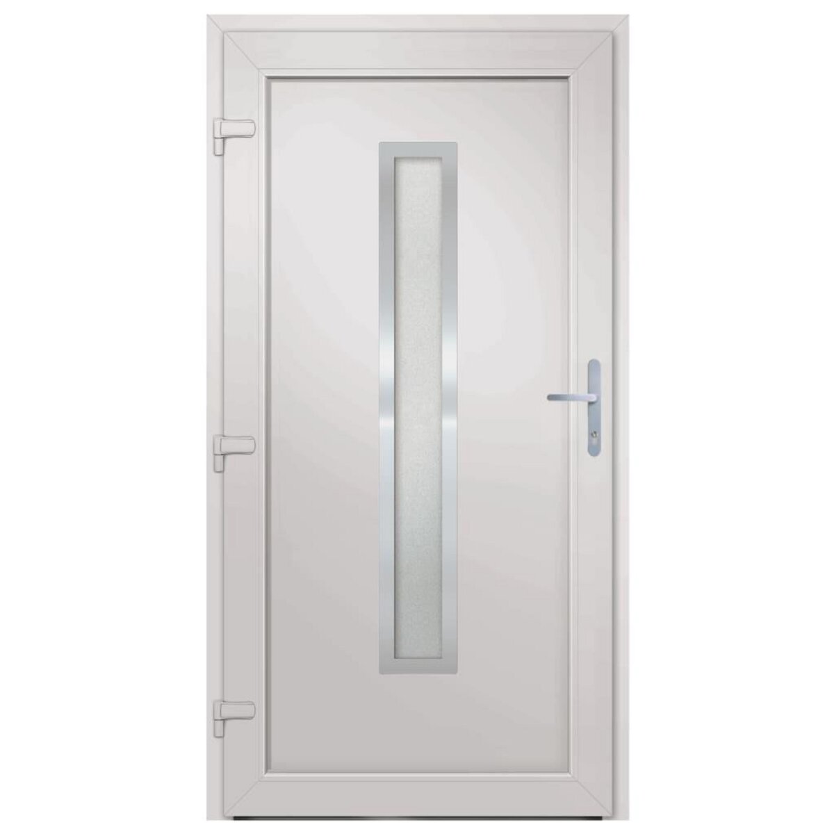 VIDAXL Porte d'entree anthracite 108x208 cm PVC