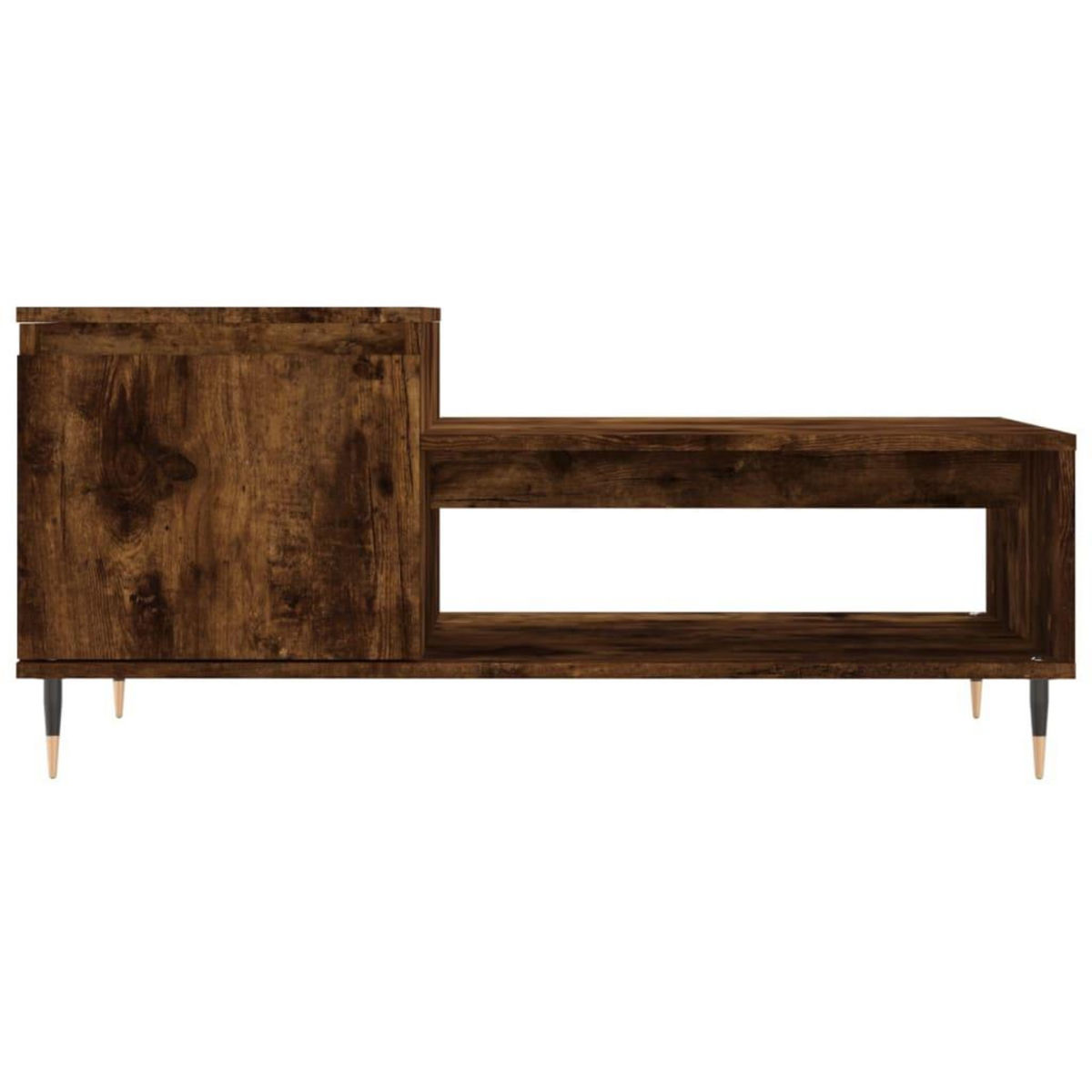 VIDAXL Table basse Chene fume 100x50x45 cm Bois d'ingenierie