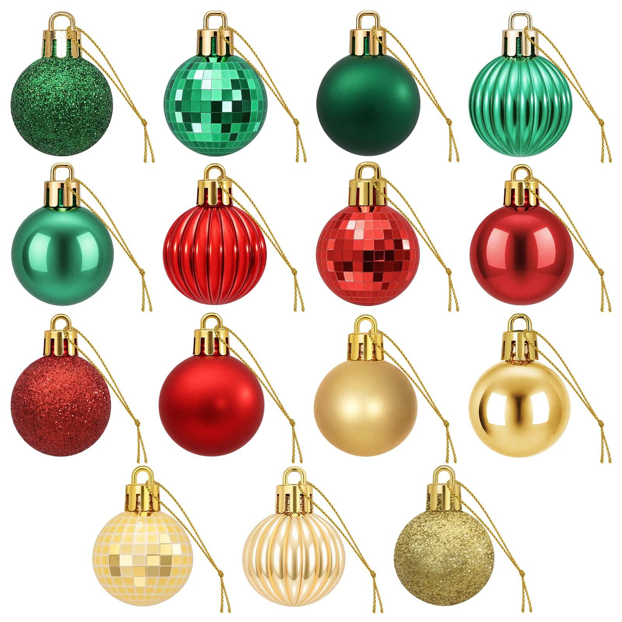 Voir la diapositive 5 : VIDAXL Ensemble de boules de Noël 150 pc Rouge, dore et vert