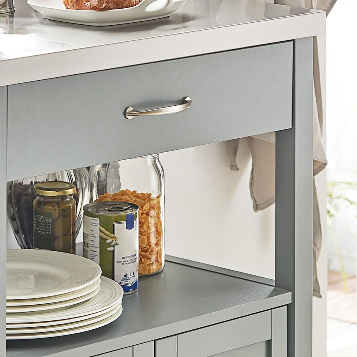 SOBUY SoBuy - Chariot De Cuisine à un tiroir - Moderne - FKW22