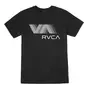  T-shirt Noir Homme RVCA Blur