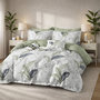 Voir la diapositive 2 : Home collection Parure housse de couette 3 pcs 240x220 cm en percale de coton 80 fils Sylmée