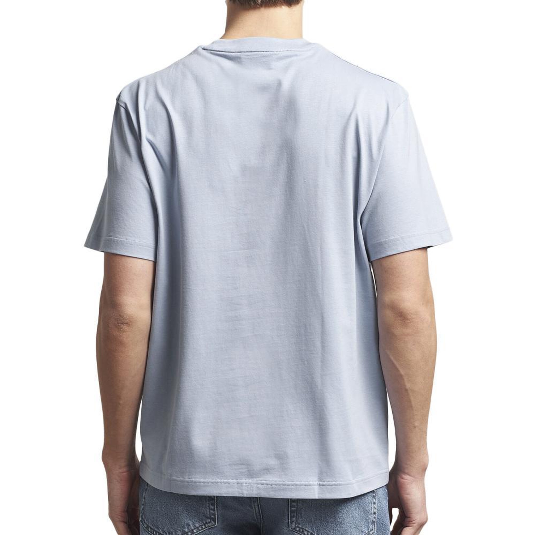 Voir la diapositive 2 : Lacoste T-Shirt Bleu Clair Homme Lacoste Essentiel