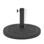 Voir la diapositive 3 : VIDAXL Socle de parasol Resine Rond Noir 14 kg