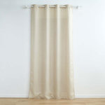 Paris Prix Rideau à Œillets  Zeline  140x260cm Naturel