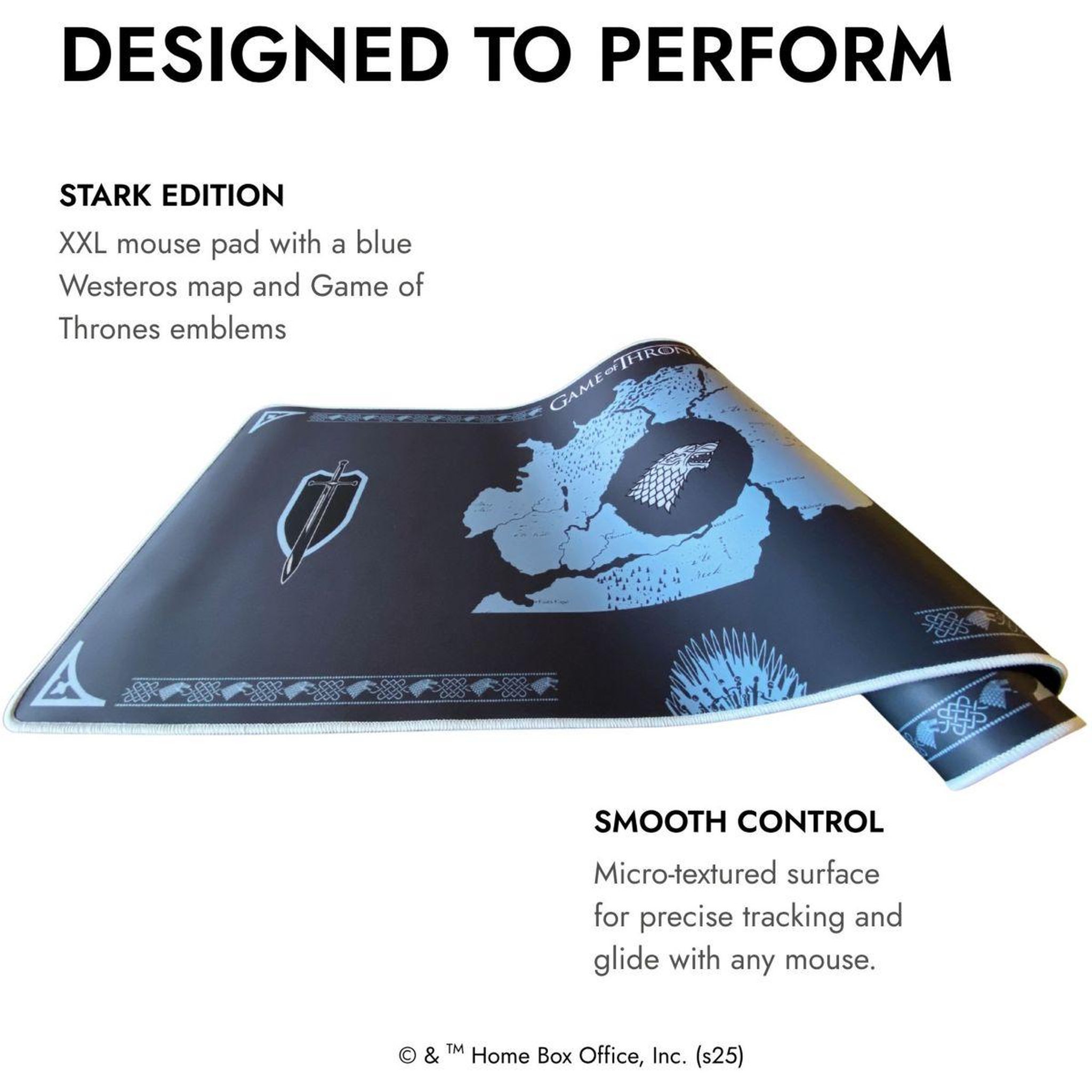 Voir la diapositive 4 : LEXIP Tapis de souris x tsume - game of thrones stark tapis xx