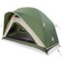 Voir la diapositive 2 : VIDAXL Tente de camping 1 personne vert impermeable