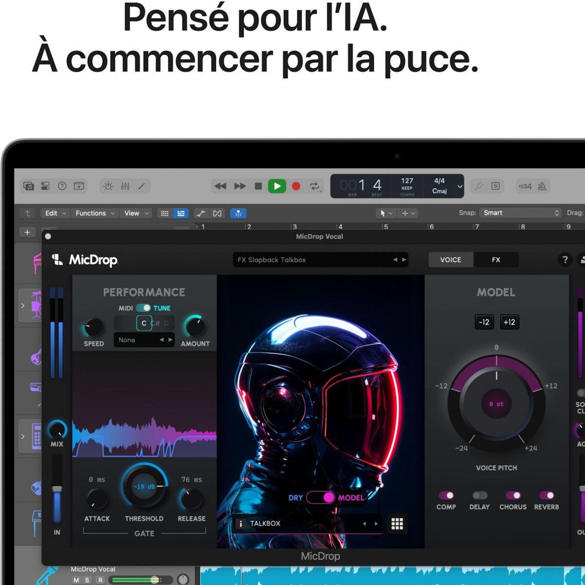 APPLE Ordinateur Apple Pro 14  Puce M5 Pro CPU 15 / GPU 16 cœurs Mémoire RAM 24Go Stockage 1To SSD XDR Argent