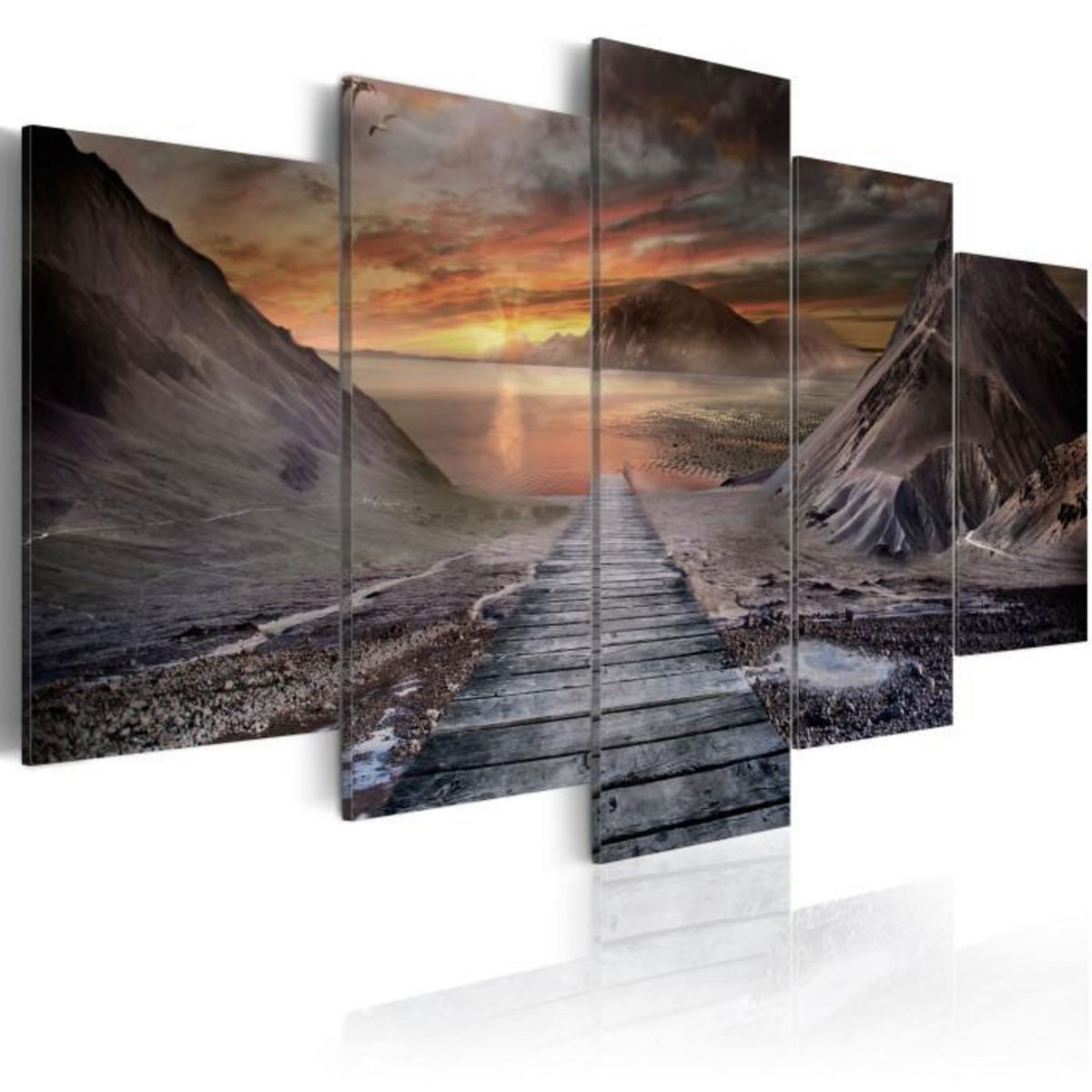 Paris Prix Tableau Imprimé  Terre Déserte