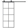 Voir la diapositive 3 : VIDAXL Porte coulissante avec kit de quincaillerie 90x205 cm Verre ESG