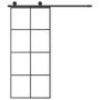 Voir la diapositive 3 : VIDAXL Porte coulissante avec kit de quincaillerie 90x205 cm Verre ESG