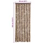 Voir la diapositive 6 : VIDAXL Moustiquaire Beige et marron clair 56 x 185 cm Chenille