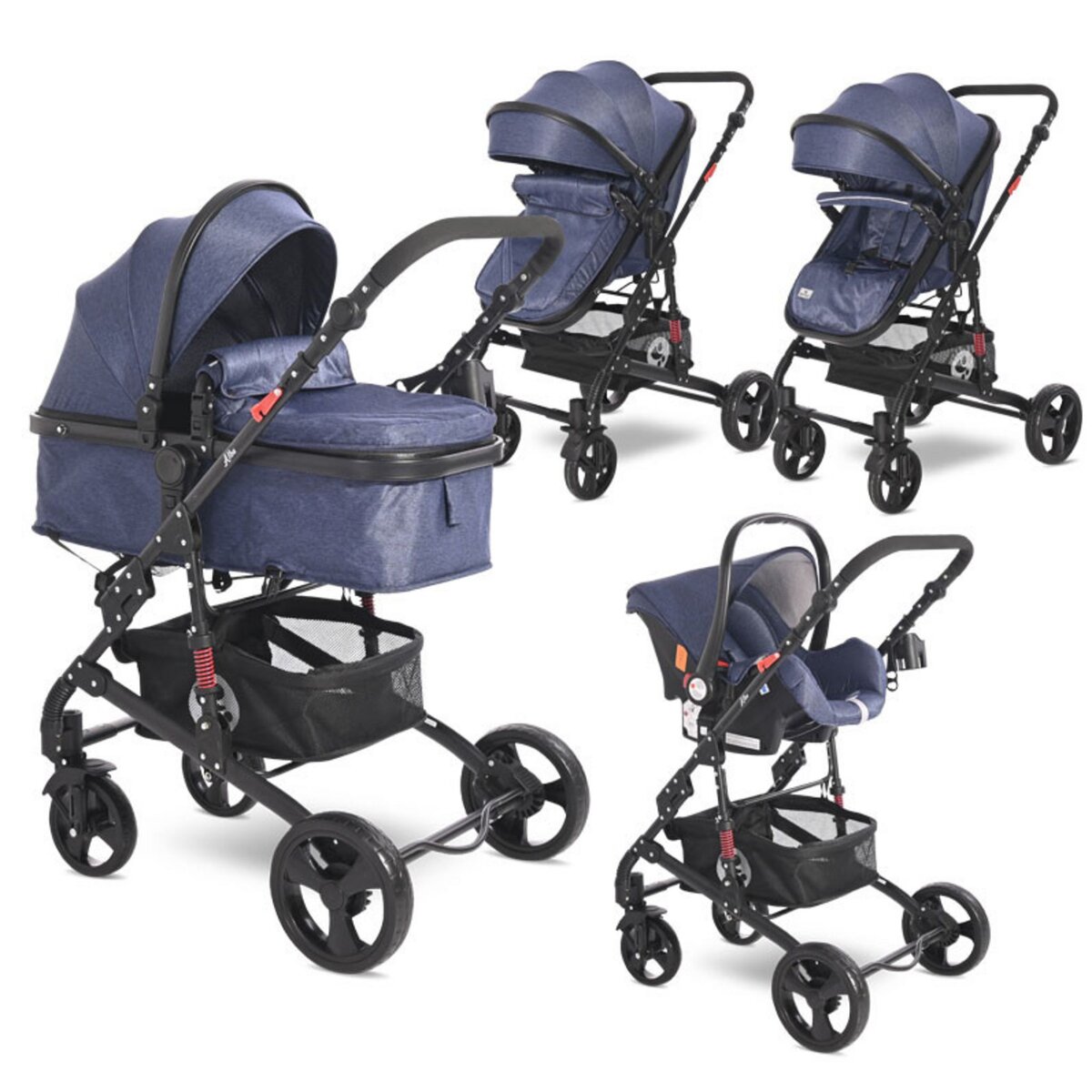 Poussette combinée trio 3 en clearance 1