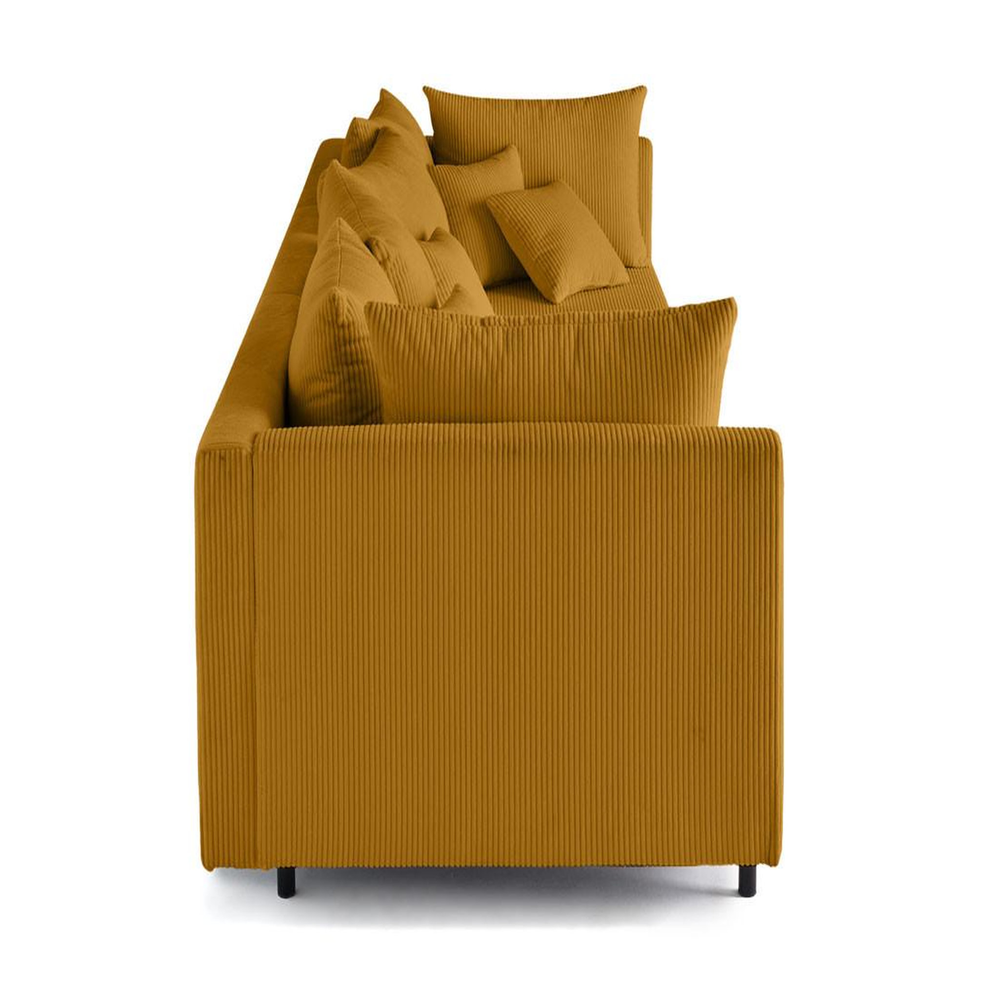 Voir la diapositive 3 : LISA DESIGN Edinburg - canapé modulable 3 places - velours côtelé
