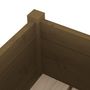 Voir la diapositive 5 : VIDAXL Jardiniere Marron miel 70x31x70 cm Bois de pin massif