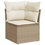 Voir la diapositive 4 : VIDAXL Salon de jardin avec coussins 13 pcs beige resine tressee