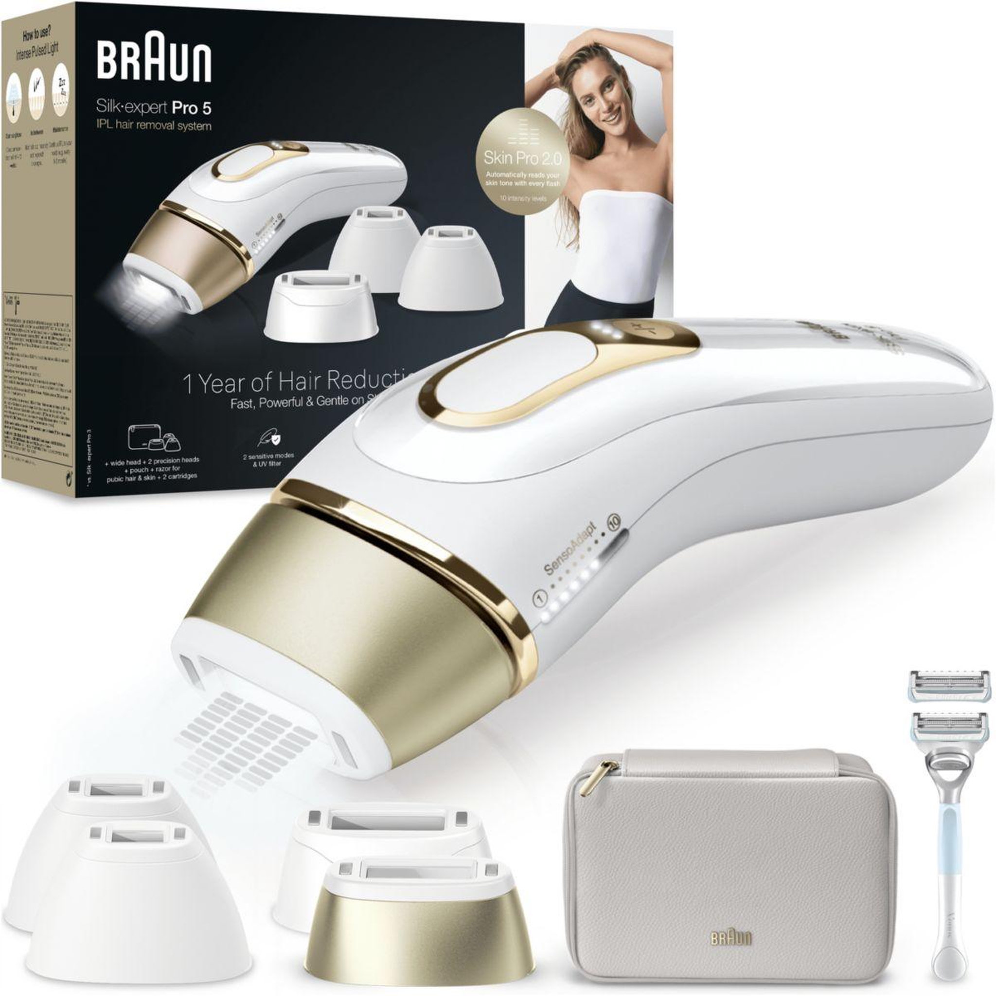 BRAUN Epilateur lumière pulsée IPL PL5356
