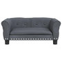 Voir la diapositive 3 : VIDAXL Lit pour chien gris fonce 70x45x30 cm velours