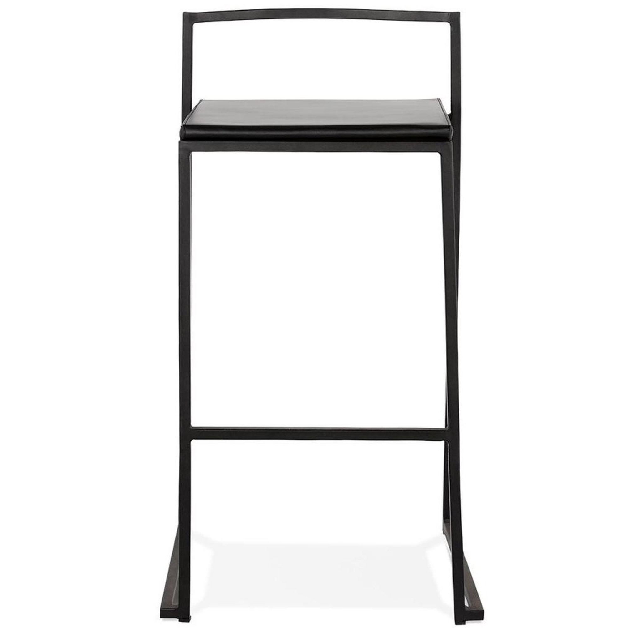 Voir la diapositive 2 : Paris Prix Tabouret de Bar Design Industriel  Line  76cm Noir