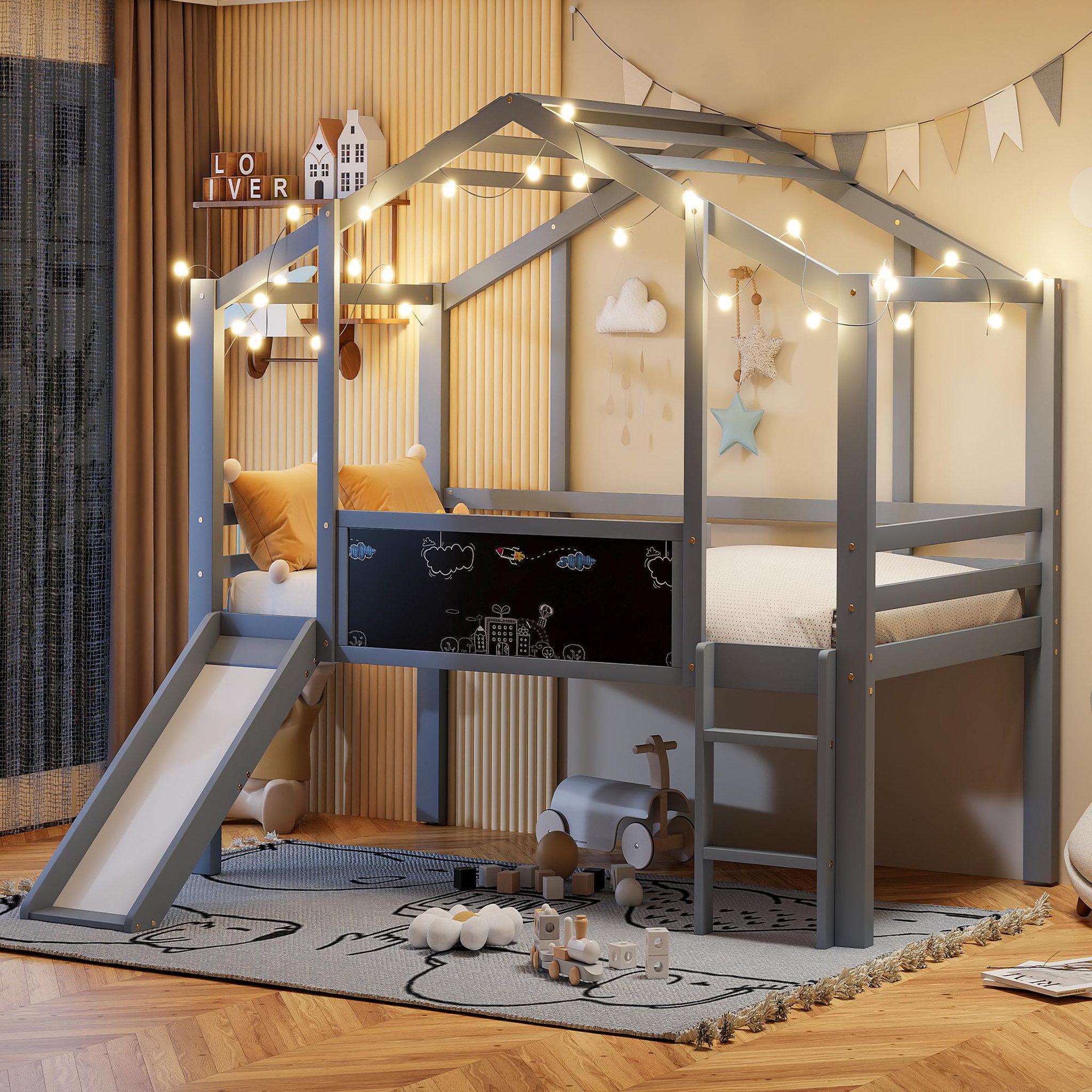 Voir la diapositive 5 : MERAX Lit mezzanine enfant