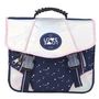 Voir la diapositive 1 : Love Love Cartable 38 cm CP/CE1/CE2 bleu et argent 