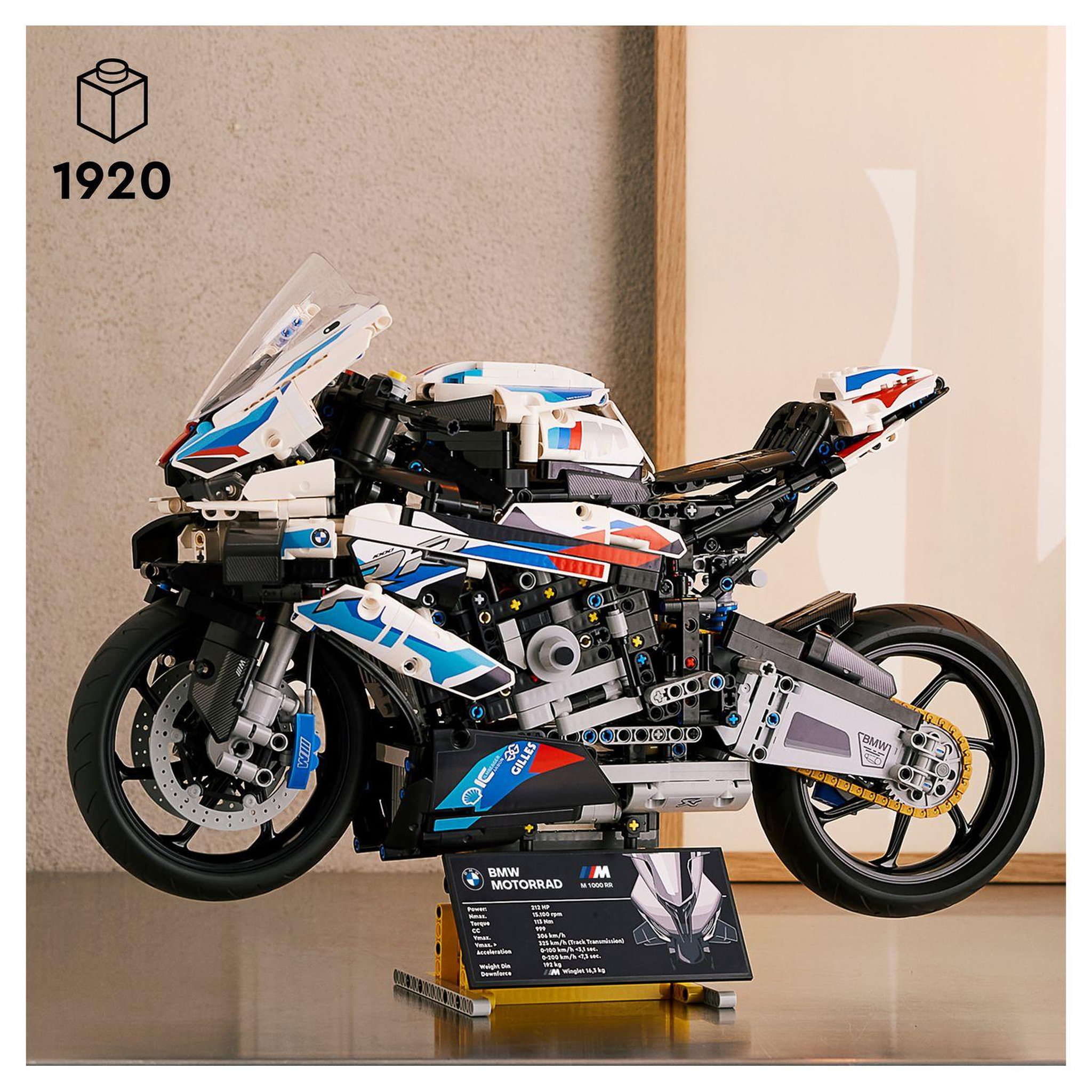 Voir la diapositive 4 : LEGO Technic 42130 - BMW M 1000 RR, Modèle Réduit Moto Pour Adulte