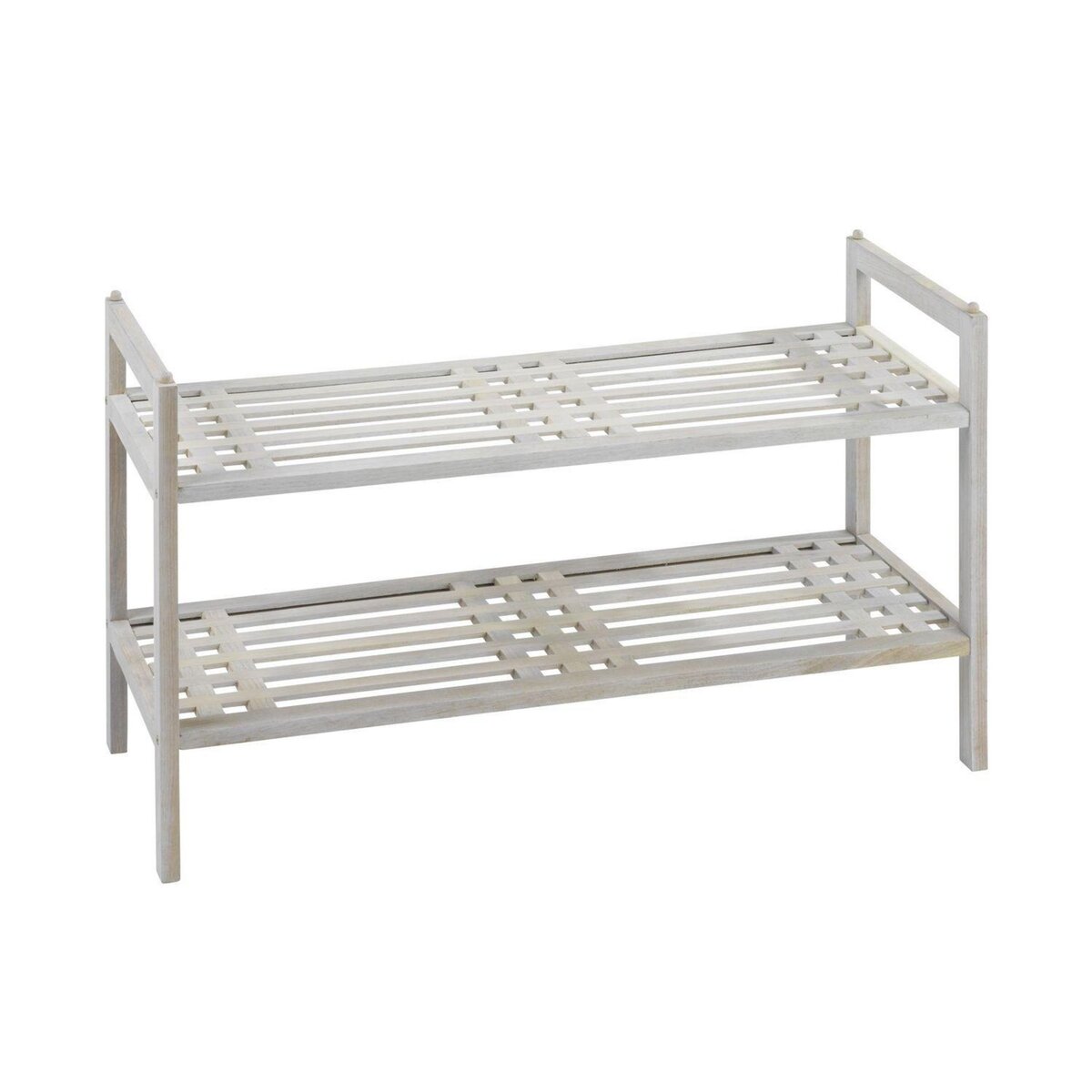 Wenko Etagère en bois Norway - L. 69 x H. 40,5 cm - Blanc