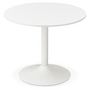 Voir la diapositive 3 : Paris Prix Table de Repas  Vanta  120cm Blanc