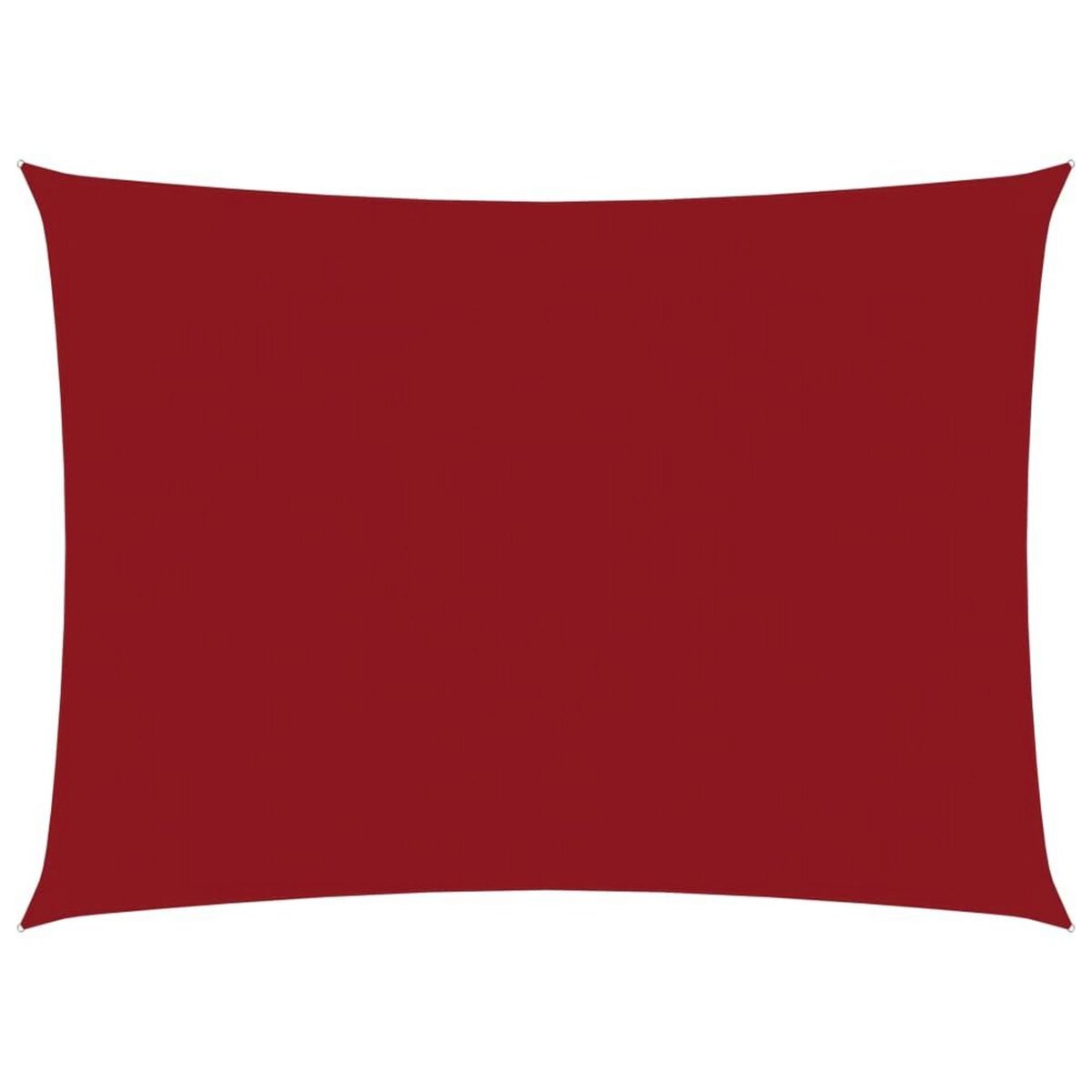 VIDAXL Voile de parasol Tissu Oxford rectangulaire 2x4 m Rouge