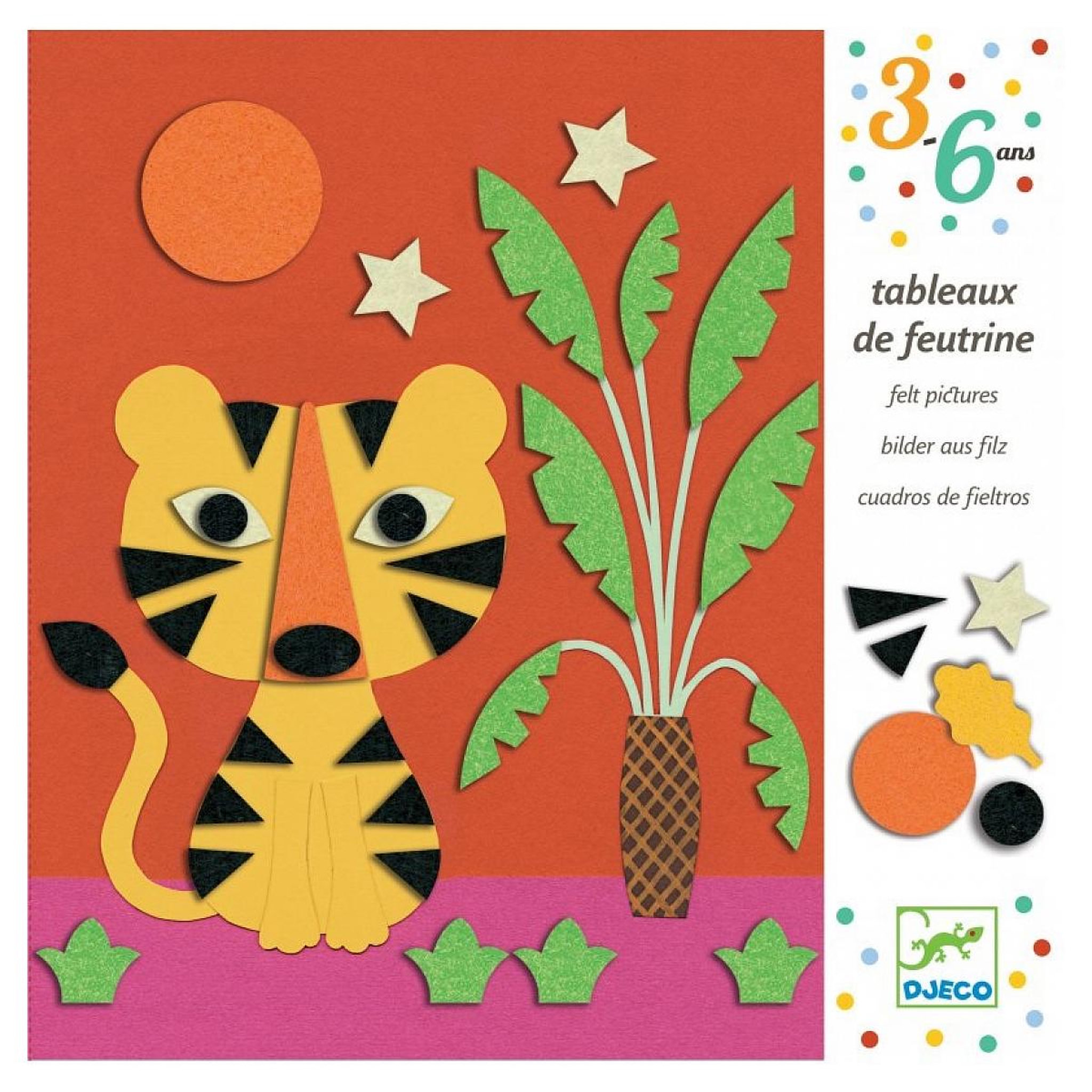 Djeco Collage Feutrine Douce Nature
