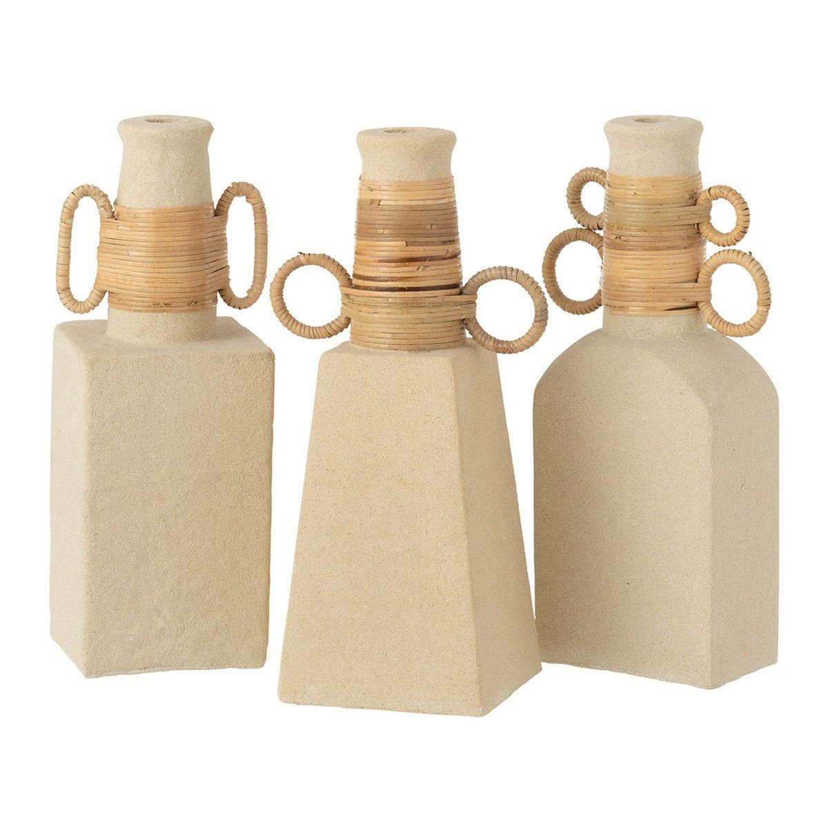 Paris Prix Vase Déco 4 Anneaux  Céline  28cm Beige