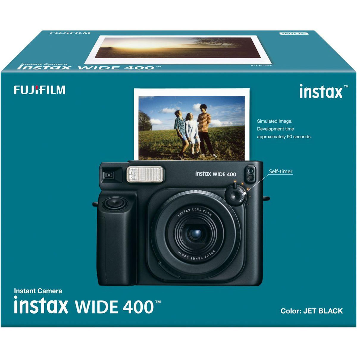 FUJIFILM Appareil photo Instantané Intax Wide 400 NOIR
