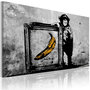 Voir la diapositive 1 : Paris Prix Tableau Imprimé  Inspired - Banksy -Black & White