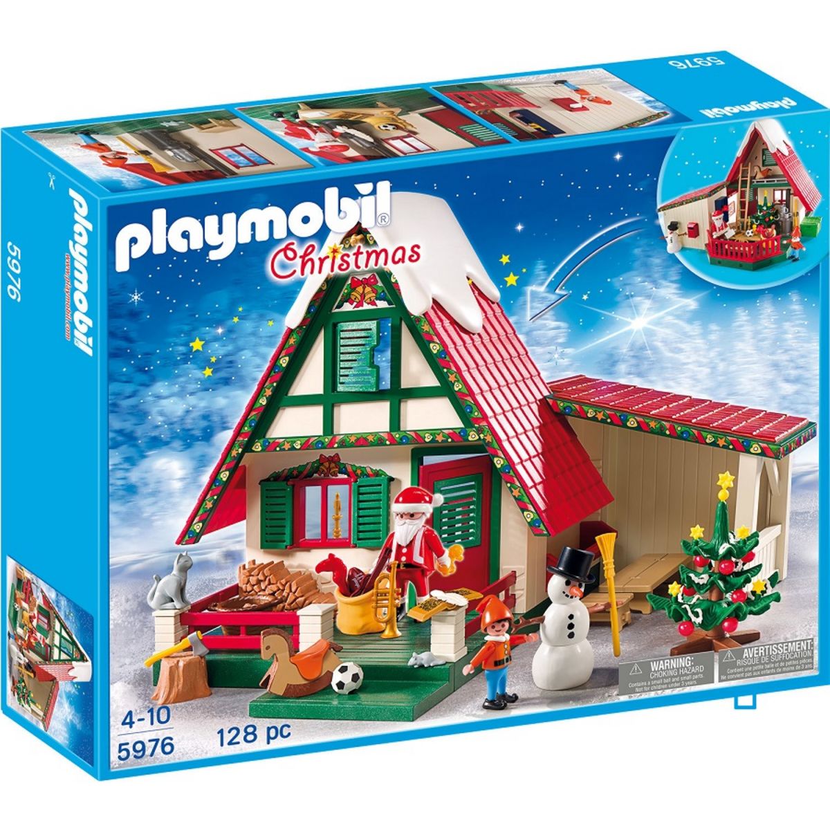 PLAYMOBIL 5976 Maisonnette du Père Noël